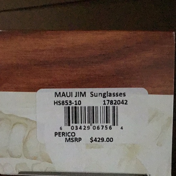 COPY - Maui Jim Perico HS853-10 Tortoise with Gold HCL Bronze Polarized Sunglas… - Picture 4 of 4